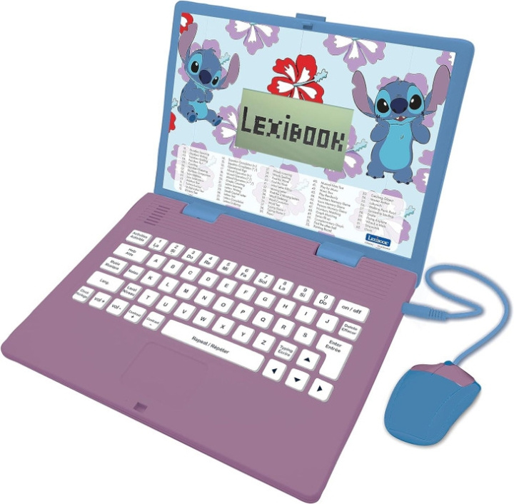 Lexibook Disney Stitch - Educatieve Laptop (ENG) (JC598Di1) in de groep SPEELGOED, KINDER- & BABYPRODUCTEN / Speelgoed / Speelgoed bij TP E-commerce Nordic AB (D01085)