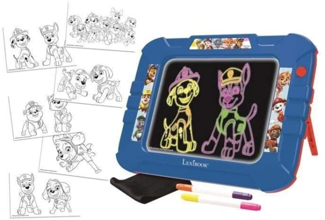 Lexibook Paw Patrol Neon Lichtgevend Tekenbord (CRNEOPA) in de groep SPEELGOED, KINDER- & BABYPRODUCTEN / Speelgoed / Tekenen & Tellen bij TP E-commerce Nordic AB (D01092)