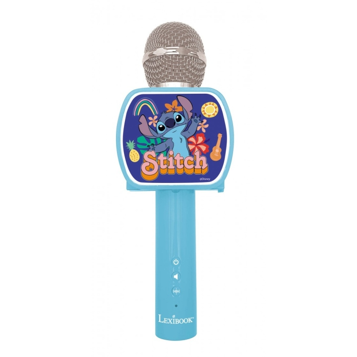 Lexibook Disney Stitch - Draadloze Microfoon (MIC240D) in de groep HOME ELECTRONICS / Audio & Beeld / Handmicrofoons bij TP E-commerce Nordic AB (D01112)