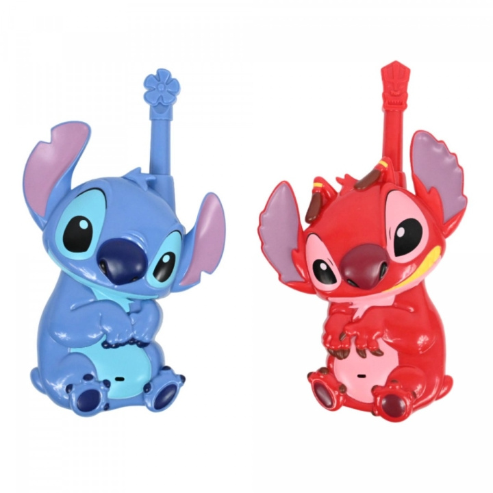 Lexibook Disney Stitch - 3D Walkietalkies (TW18D) in de groep SPORT, VRIJE TIJD & HOBBY / Buitenrecreatie / Walkietalkies bij TP E-commerce Nordic AB (D01113)