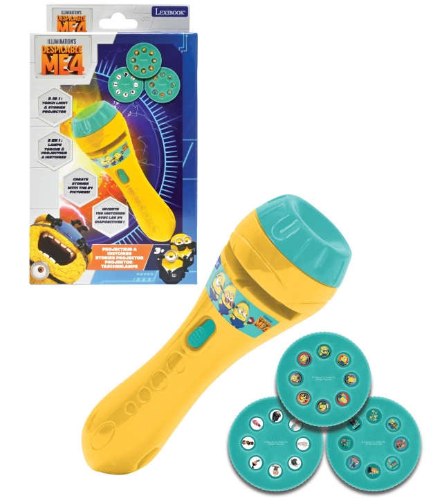 Lexibook Minions Verhalen Projector en Zaklamp - (LTC050DES) in de groep SPEELGOED, KINDER- & BABYPRODUCTEN / Speelgoed / Speelgoed bij TP E-commerce Nordic AB (D01129)