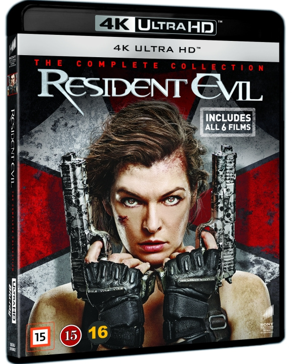 Resident evil 1-6 complete 4K UHD in de groep HOME ELECTRONICS / Audio & Beeld / TV & Accessoires / Films / Blu-ray bij TP E-commerce Nordic AB (D01149)