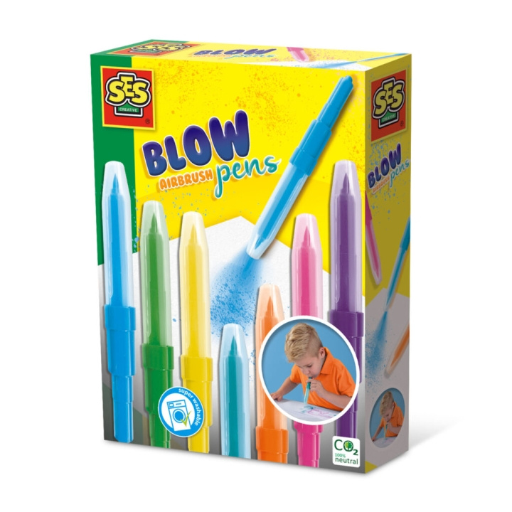 SES Creative Blaaspennen - Airbrush - (S00275) in de groep SPEELGOED, KINDER- & BABYPRODUCTEN / Speelgoed / Ambachten bij TP E-commerce Nordic AB (D01151)