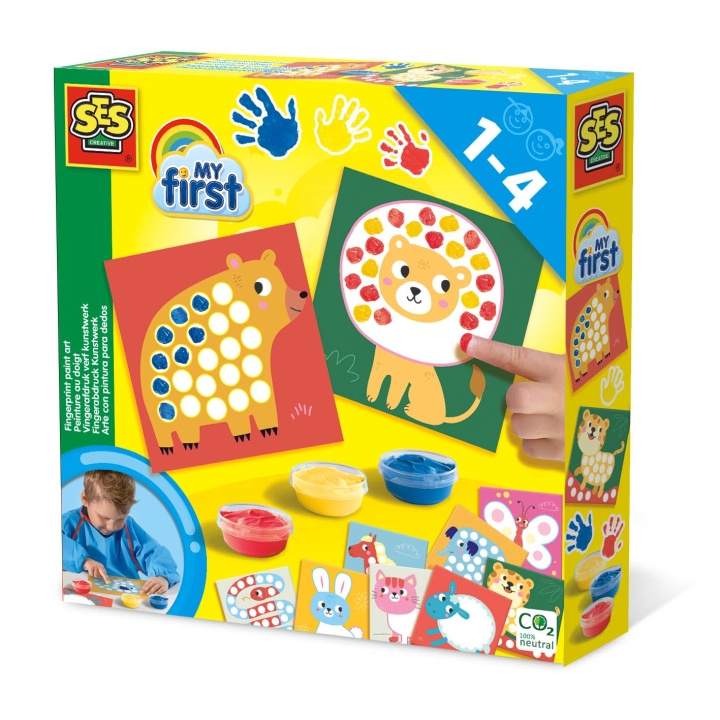 SES Creative Mijn eerste vingerafdrukverf - (S14481) in de groep SPEELGOED, KINDER- & BABYPRODUCTEN / Speelgoed / Ambachten bij TP E-commerce Nordic AB (D01152)