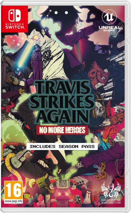 Travis Strikes Again: No More Heroes (Switch) in de groep HOME ELECTRONICS / Spelconsoles en accessoires / Nintendo Switch / Games bij TP E-commerce Nordic AB (D01187)