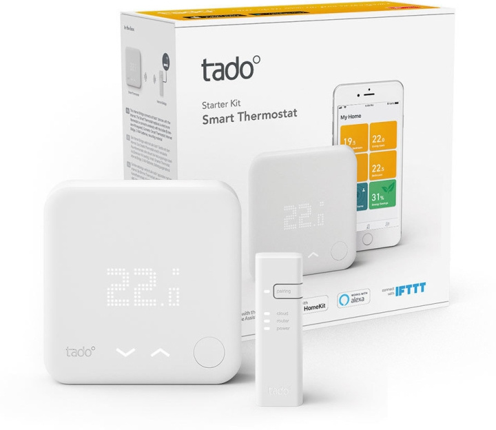 tado Slimme thermostaat - Starter Kit V3+ in de groep HUISHOUDEN & TUIN / Smart home / Slimme huissystemen bij TP E-commerce Nordic AB (D01188)