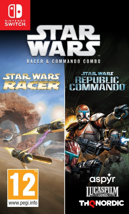 Star Wars Racer & Commando Combo (Switch) in de groep HOME ELECTRONICS / Spelconsoles en accessoires / Nintendo Switch / Games bij TP E-commerce Nordic AB (D01227)