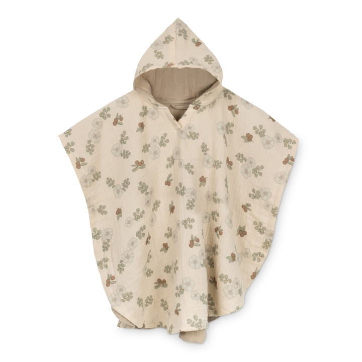 That\'s Mine Poncho Small - Flowers and berries (PN104) in de groep SPEELGOED, KINDER- & BABYPRODUCTEN / Kindertextiel / Badaccessoires bij TP E-commerce Nordic AB (D01228)