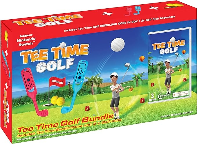 Tee Time Golf Bundle (Switch) in de groep HOME ELECTRONICS / Spelconsoles en accessoires / Nintendo Switch / Games bij TP E-commerce Nordic AB (D01346)