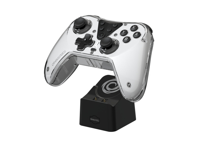 Oniverse Nintendo Switch Astralite Controller Draadloos Wit gerookt inkl. Laadstation in de groep HOME ELECTRONICS / Spelconsoles en accessoires / Nintendo Switch / Accessoires bij TP E-commerce Nordic AB (D01356)