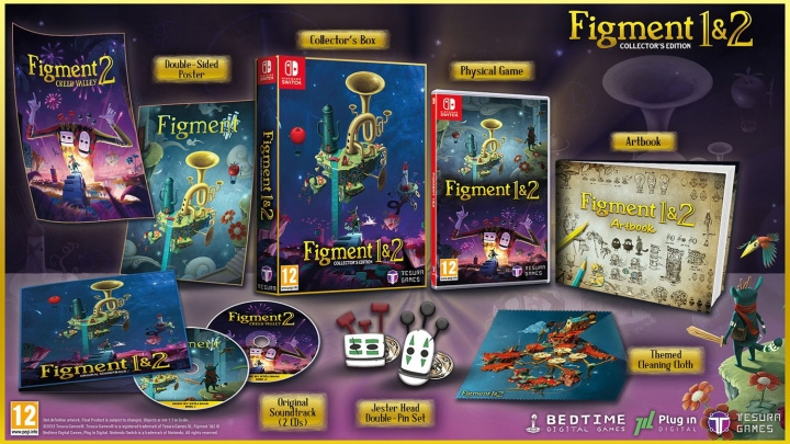 Figment 1 & 2 (Collectors Edition) (Switch) in de groep HOME ELECTRONICS / Spelconsoles en accessoires / Nintendo Switch / Games bij TP E-commerce Nordic AB (D01361)