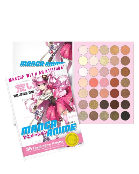 Rude Cosmetics 35 Eyeshadow Palette - Manga Anime in de groep BEAUTY & HEALTH / Makeup / Ogen & Wenkbrauwen / Oogschaduw bij TP E-commerce Nordic AB (D01375)