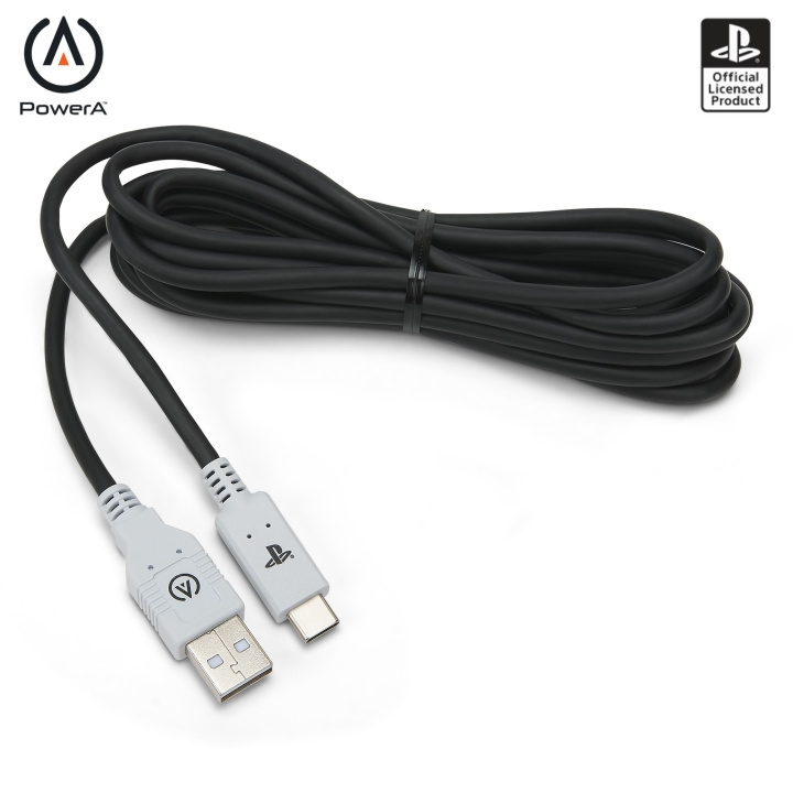 PowerA USB-C kabel PS5 - 3 meter /PS5 in de groep HOME ELECTRONICS / Spelconsoles en accessoires / Sony PlayStation 5 bij TP E-commerce Nordic AB (D01448)