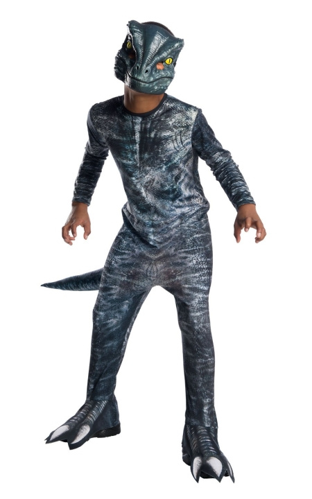 Rubies Jurassic World - Velociraptor Blue Costume (146 cm) in de groep SPEELGOED, KINDER- & BABYPRODUCTEN / Speelgoed / Gemaskered kostuums bij TP E-commerce Nordic AB (D01453)