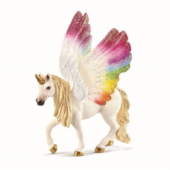 Schleich Bayala - Gevleugelde regenboog eenhoorn (70576) in de groep SPEELGOED, KINDER- & BABYPRODUCTEN / Speelgoed / Figuren, Miniaturen & accessoires bij TP E-commerce Nordic AB (D01454)