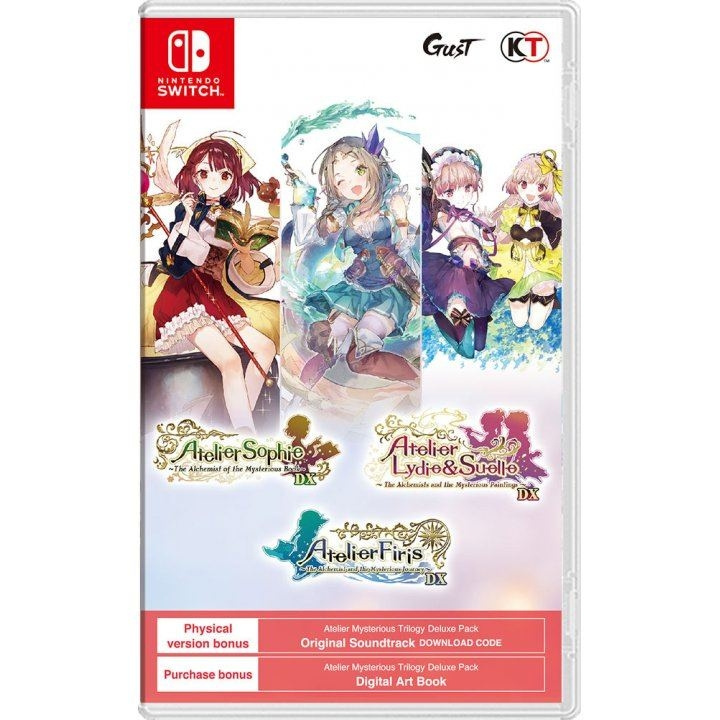 Atelier Mysterious Trilogy Deluxe Pack (Import) (Switch) in de groep HOME ELECTRONICS / Spelconsoles en accessoires / Nintendo Switch / Games bij TP E-commerce Nordic AB (D01457)