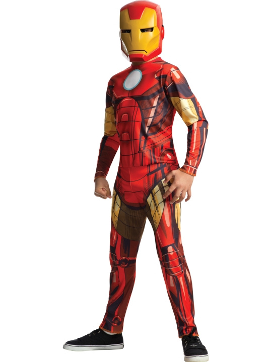 Rubies Marvel Costume - Iron Man (132 cm) in de groep SPEELGOED, KINDER- & BABYPRODUCTEN / Speelgoed / Gemaskered kostuums bij TP E-commerce Nordic AB (D01482)