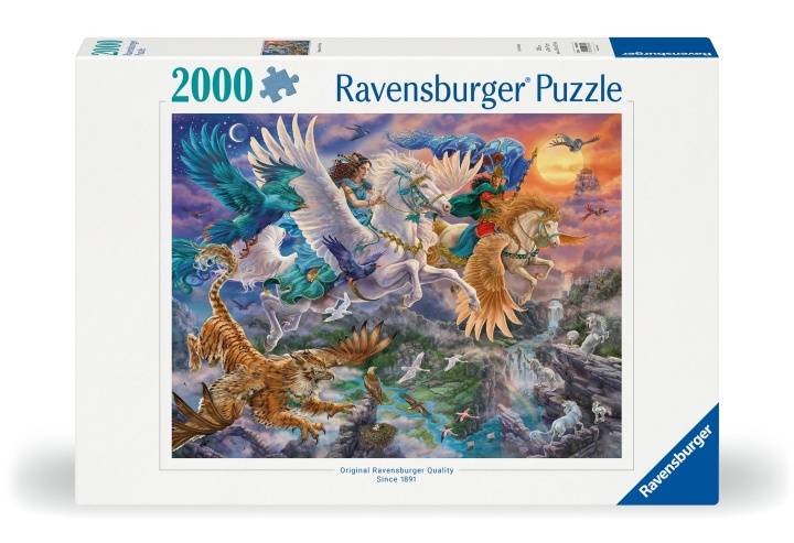 Ravensburger Puzzel Pegasus En Vrienden 2000p (12000806) in de groep SPORT, VRIJE TIJD & HOBBY / Hobby / Puzzel bij TP E-commerce Nordic AB (D01487)