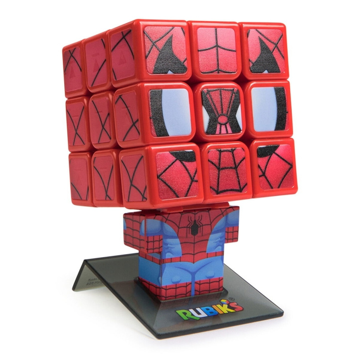 Rubiks Cubers 3x3 - Spider Man (6071040) in de groep SPEELGOED, KINDER- & BABYPRODUCTEN / Spelletje / Bordspellen bij TP E-commerce Nordic AB (D01499)