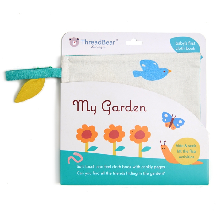 ThreadBear Book - Baby Activity Book - My Garden - (TB4065) in de groep SPEELGOED, KINDER- & BABYPRODUCTEN / Babyspeelgoed / Activiteitenspeelgoed bij TP E-commerce Nordic AB (D01515)