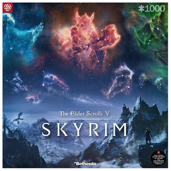 Good Loot - Puzzel: The Elder Scrolls V - Skyrim, 1000 stukjes in de groep SPORT, VRIJE TIJD & HOBBY / Hobby / Puzzel bij TP E-commerce Nordic AB (D01552)