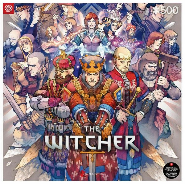 Good Loot - Gaming puzzel: The Witcher Northern Realms, 500 stukjes in de groep SPORT, VRIJE TIJD & HOBBY / Hobby / Puzzel bij TP E-commerce Nordic AB (D01553)