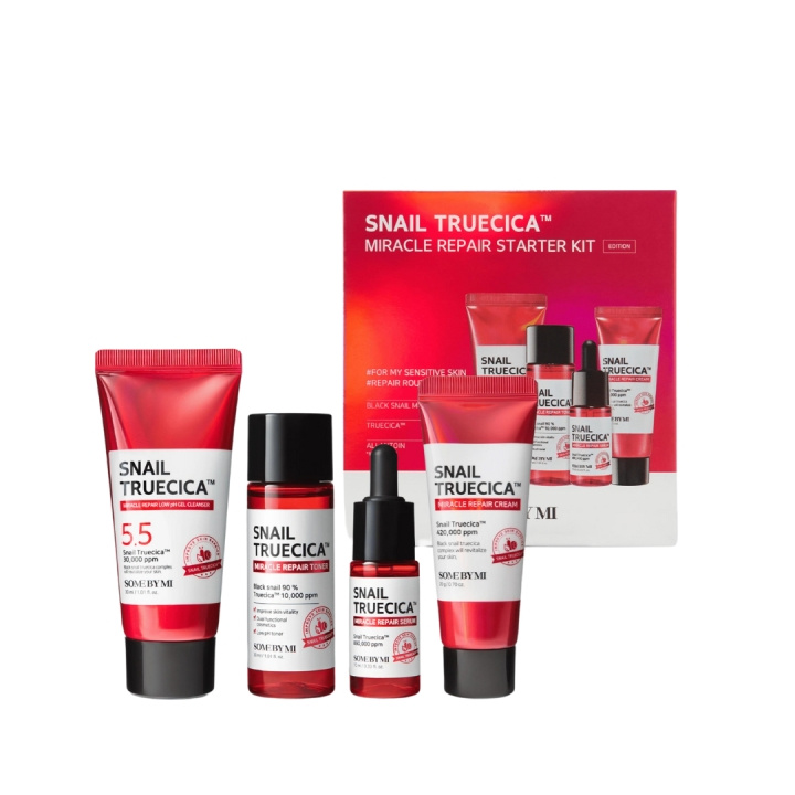 Some By Mi Snail Truecica Miracle Repair Starterkit - Reismaten in de groep BEAUTY & HEALTH / Cadeausets / Cadeausets voor haar bij TP E-commerce Nordic AB (D01585)