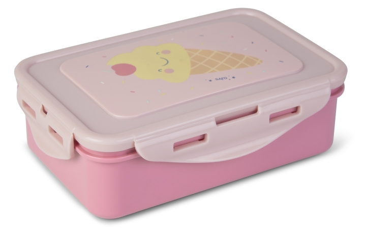 SARO Baby SARO - Lunch Box - Pink (SAO70066) in de groep SPEELGOED, KINDER- & BABYPRODUCTEN / Eten & Drinken / Kinderservies bij TP E-commerce Nordic AB (D01602)