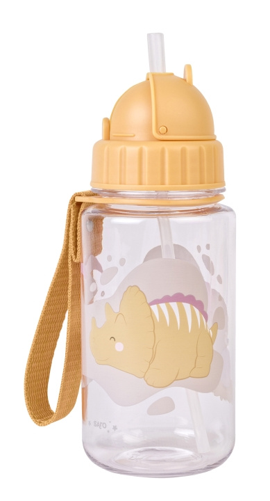 SARO Baby SARO - Bottle with straw - Mustard (SAO74002) in de groep SPEELGOED, KINDER- & BABYPRODUCTEN / Eten & Drinken / Babyflessen & Accessoires bij TP E-commerce Nordic AB (D01604)