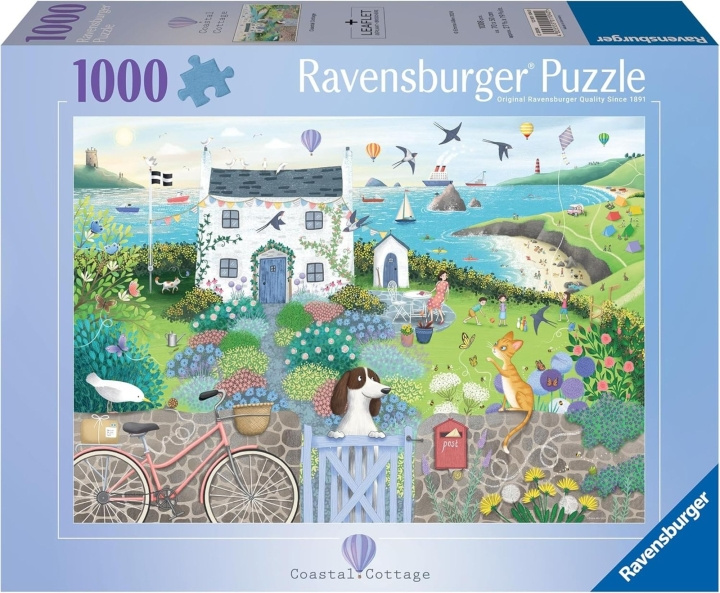 Ravensburger Puzzel - Coastal Cottage 1000p (12001104) in de groep SPORT, VRIJE TIJD & HOBBY / Hobby / Puzzel bij TP E-commerce Nordic AB (D01628)