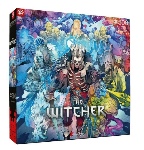 Good Loot - Puzzel voor games: De Witcher Monster Faction, Puzzels 500 stukjes in de groep SPORT, VRIJE TIJD & HOBBY / Hobby / Puzzel bij TP E-commerce Nordic AB (D01633)