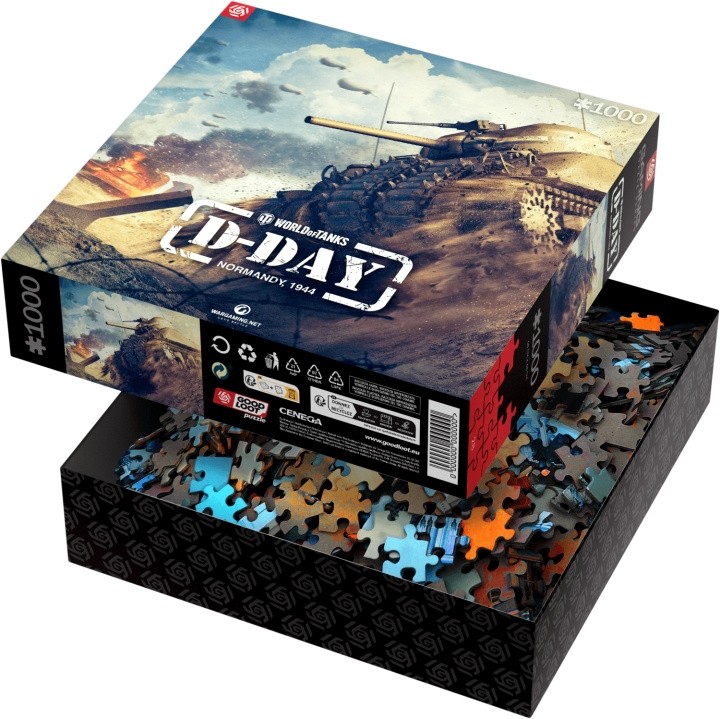 Good Loot - Puzzel: World of Tanks D-Day, 1000 stukjes in de groep SPORT, VRIJE TIJD & HOBBY / Hobby / Puzzel bij TP E-commerce Nordic AB (D01636)