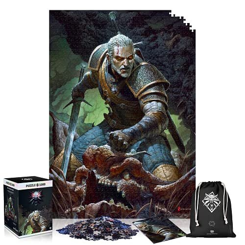 Good Loot Premium puzzel The Witcher: Dark World (1000 stukjes) in de groep SPORT, VRIJE TIJD & HOBBY / Hobby / Puzzel bij TP E-commerce Nordic AB (D01641)