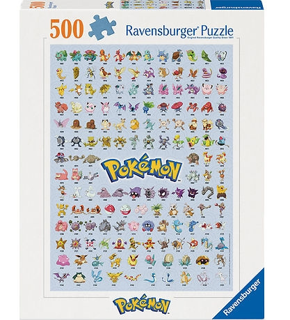 Ravensburger Puzzel - Pokémon - De eerste 151! 500p (12000511) in de groep SPORT, VRIJE TIJD & HOBBY / Hobby / Puzzel bij TP E-commerce Nordic AB (D01738)