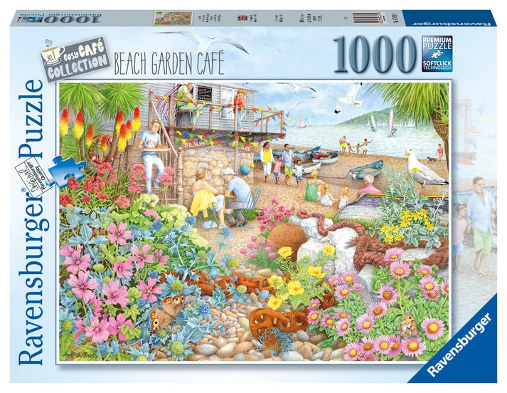 Ravensburger Puzzel - Beach Garden Cafe, 1000 stukjes (12000282) in de groep SPORT, VRIJE TIJD & HOBBY / Hobby / Puzzel bij TP E-commerce Nordic AB (D01745)