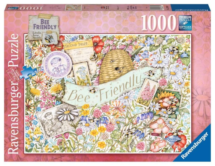 Ravensburger Puzzel - Bee Friendly, 1000 stukjes (12001079) in de groep SPORT, VRIJE TIJD & HOBBY / Hobby / Puzzel bij TP E-commerce Nordic AB (D01749)