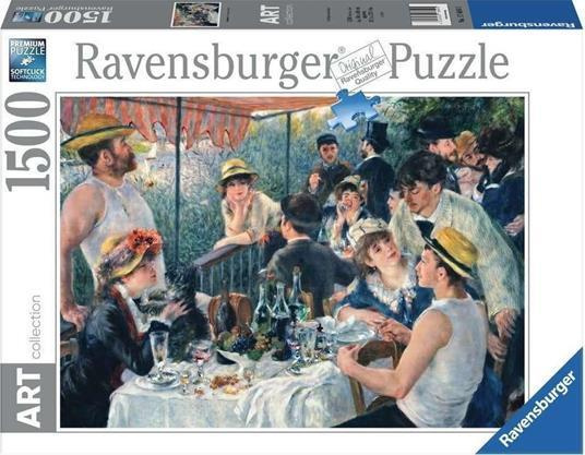 Ravensburger Puzzel - Het Roeiersontbijt 1500p (12001246) in de groep SPORT, VRIJE TIJD & HOBBY / Hobby / Puzzel bij TP E-commerce Nordic AB (D01756)