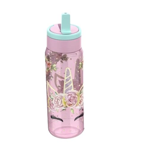 Valiant Unicorn Flowers - Water Bottle (090208716-21000356) in de groep SPORT, VRIJE TIJD & HOBBY / Buitenrecreatie / Thermosflessen & Waterflessen bij TP E-commerce Nordic AB (D01843)