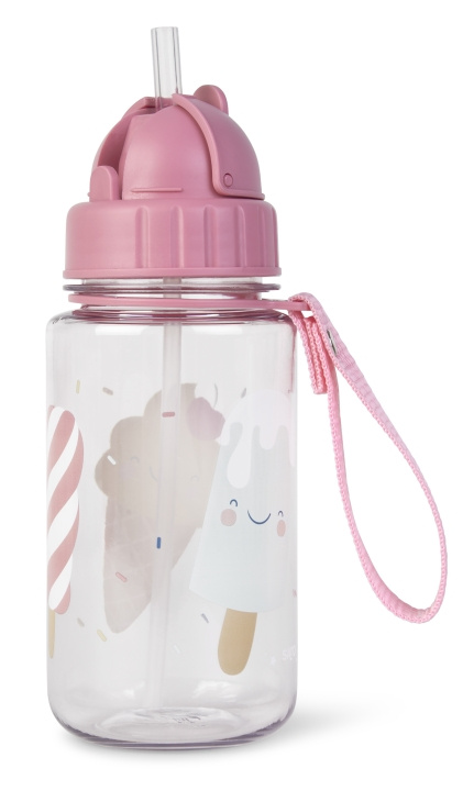 SARO Baby SARO - Bottle with straw - Pink (SAO74006) in de groep SPEELGOED, KINDER- & BABYPRODUCTEN / Eten & Drinken / Babyflessen & Accessoires bij TP E-commerce Nordic AB (D01847)