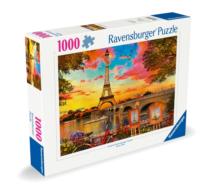 Ravensburger Puzzel De oevers van de Seine 1000p (12000461) in de groep SPORT, VRIJE TIJD & HOBBY / Hobby / Puzzel bij TP E-commerce Nordic AB (D01851)