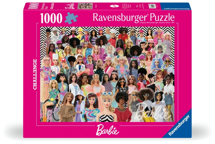 Ravensburger Puzzel Barbie Challenge 1000p (12000593) in de groep SPORT, VRIJE TIJD & HOBBY / Hobby / Puzzel bij TP E-commerce Nordic AB (D01854)