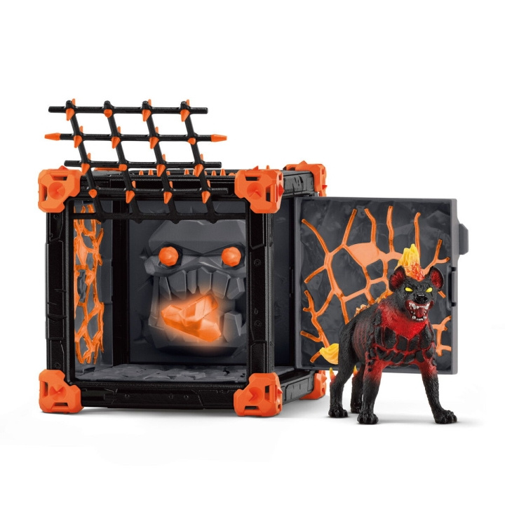 Schleich BattleCave Lava Hyena (42674) in de groep SPEELGOED, KINDER- & BABYPRODUCTEN / Speelgoed / Speelgoed bij TP E-commerce Nordic AB (D01866)