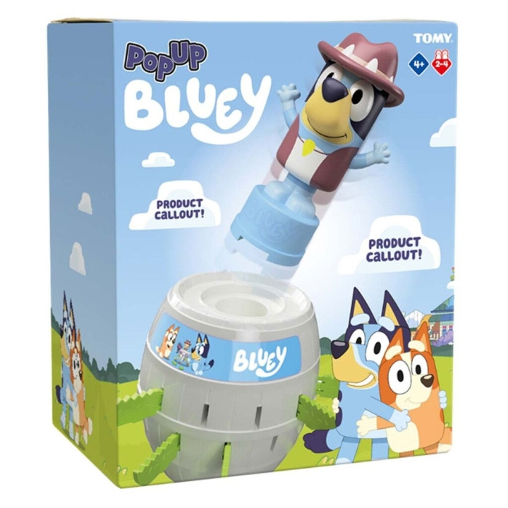 Tomy Pop Up Bluey (85-73659) in de groep SPEELGOED, KINDER- & BABYPRODUCTEN / Speelgoed / Speelgoed bij TP E-commerce Nordic AB (D01870)