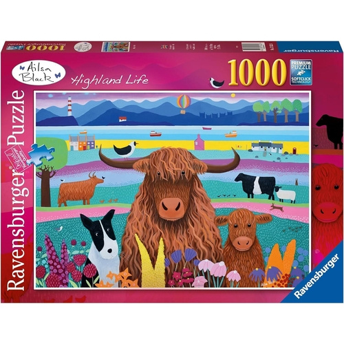 Ravensburger Puzzel - Highland Life 1000p (12001082) in de groep SPORT, VRIJE TIJD & HOBBY / Hobby / Puzzel bij TP E-commerce Nordic AB (D01909)