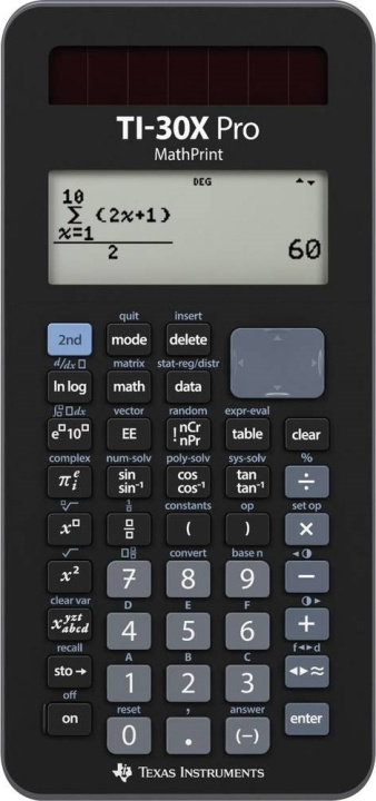 Texas Instruments TI-30X Pro Mathprint Wetenschappelijke Rekenmachine in de groep HUISHOUDEN & TUIN / Kantoormateriaal / Overige bij TP E-commerce Nordic AB (D01910)