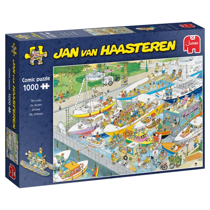 Jan van Haasteren De Sloten (1000 stuks) in de groep SPORT, VRIJE TIJD & HOBBY / Hobby / Puzzel bij TP E-commerce Nordic AB (D01934)