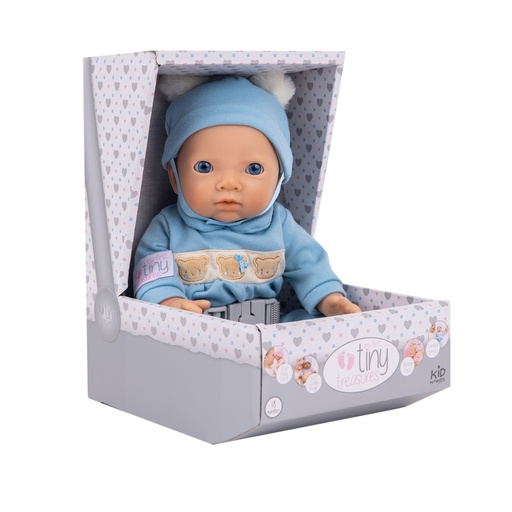 Tiny Treasure s - My First Tiny Treasures Doll and Dollhouse - Blue ( 30472 ) in de groep SPEELGOED, KINDER- & BABYPRODUCTEN / Speelgoed / Docks & Accessoires bij TP E-commerce Nordic AB (D01946)