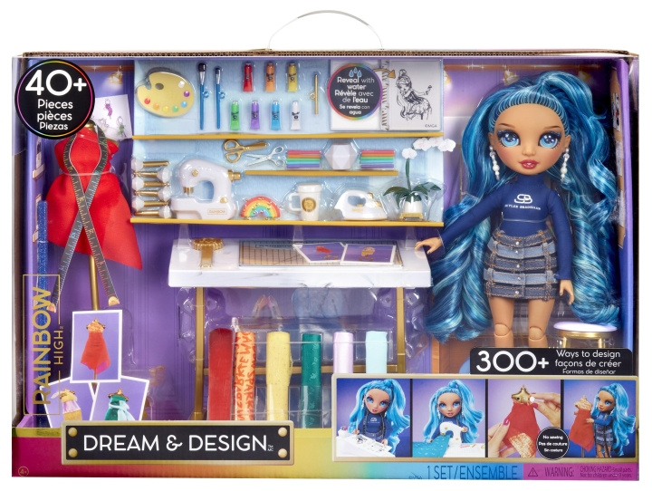 Rainbow high Dream & Design Fashion Studio Playset (w/ doll) (587514) in de groep SPEELGOED, KINDER- & BABYPRODUCTEN / Speelgoed / Ambachten bij TP E-commerce Nordic AB (D01953)