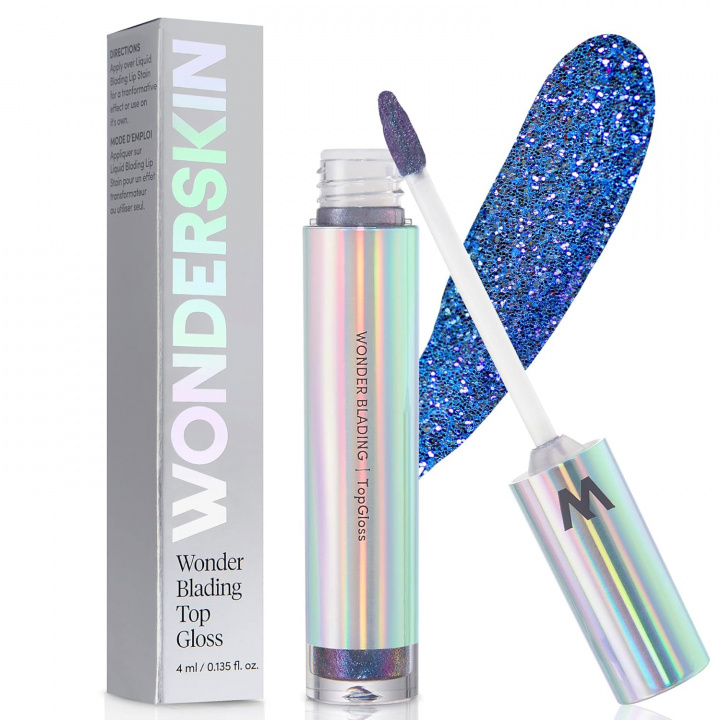 Wonderskin Wonder Blading Top Gloss Blauw Glitter in de groep BEAUTY & HEALTH / Makeup / Lippen / Lipp gloss bij TP E-commerce Nordic AB (D01978)