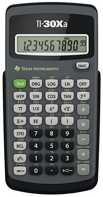 Texas Instruments TI-30Xa Wetenschappelijke Rekenmachine in de groep HUISHOUDEN & TUIN / Kantoormateriaal / Overige bij TP E-commerce Nordic AB (D01979)